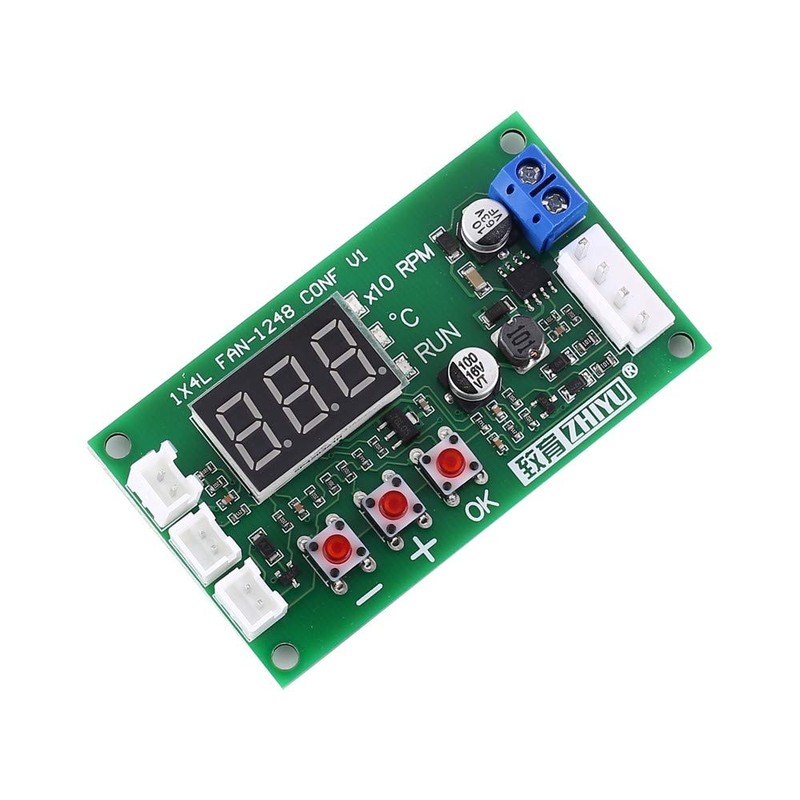 DONGKER PWM Driver Module,DC 12V 24V 48V 4-Wire Fan Temperature