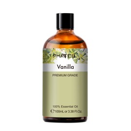 PHATOIL PHATOIL Vanilla Essential Oil 100ML, Vanilla Essential Oils for Diffuser, Humidifier, Aromatherapy, Sleep, Relax