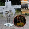 Yarlung Trailer Jack Foot Plate with Safety Pin, Fits 2"