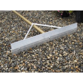 New England Rake Tennis or Bocce Court Scarifier/Lute  - Asphalt - Lightweight - 30" Rake