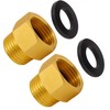 XLHippo G 1/2 BSP Female to US 1/2 NPT Male