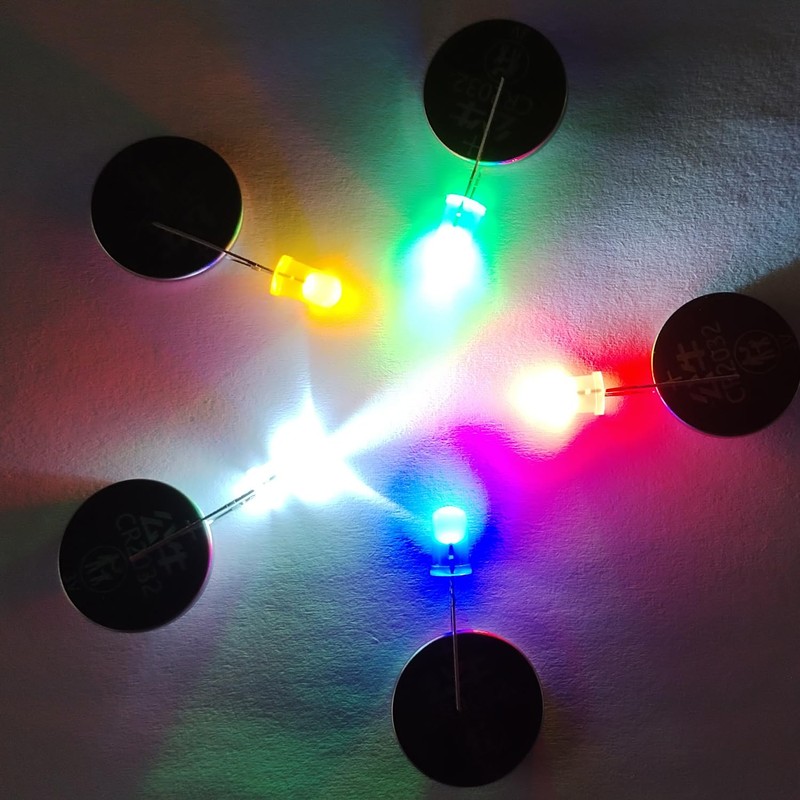 5 mm LED Light Emitting Diode, Pack of 80 Green