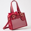 VIVEL Women's Pain Bag, Small, Mini, Pushing Bag, Transparent Pocket,