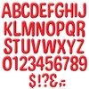 Eureka Red Alphabet and Numbers Bulletin Board and Classroom Decorations,