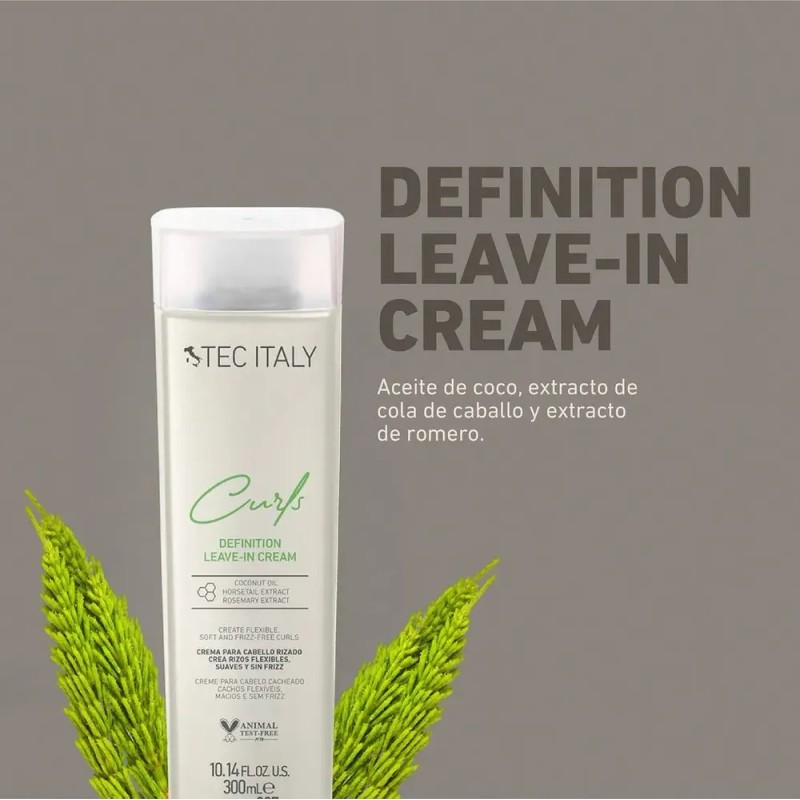 Crema Para Peinar Tec Italy Curls Definidora Rizos 300ml