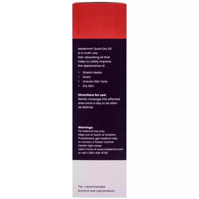 Mederma Quick Dry Oil Scar & Stretch Mark Treatment, Full