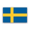 Darkside Ltd Swedish Flag Sticker Decal - Weatherproof - sweden