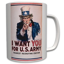 Militaire us army uncle america i want you marine corps usa rekrtutierung-tasse à café 6434 guirlande électrique