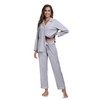COLORFULLEAF Women's 100% Cotton Long Sleeve Pajama Sets Button Down