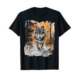 Wolf Wolves Art Graphic T-Shirt