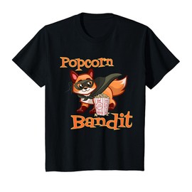 Funny Childs Popcorn Bandit Cute Toddler Bandido Burgler T-Shirt