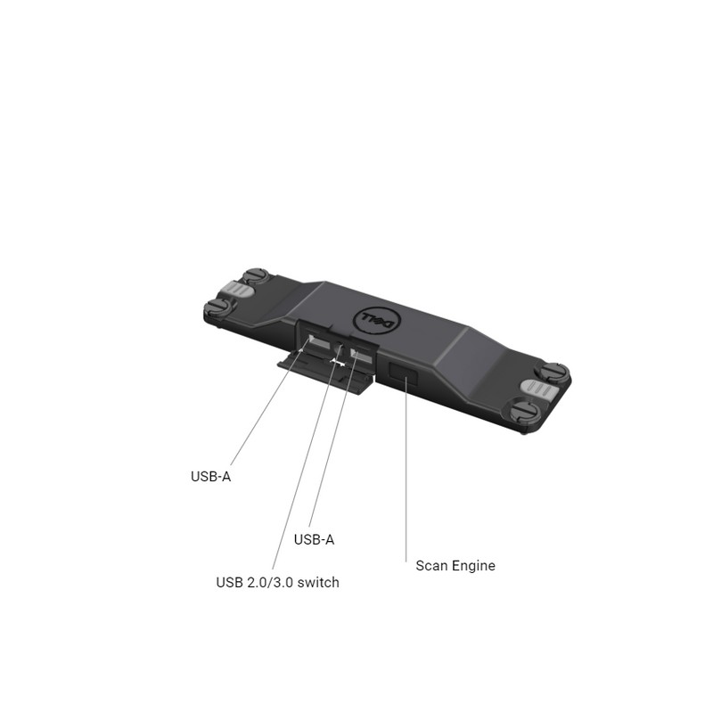 Dell New Dell Scanner Module with USB for Latitude Rugged