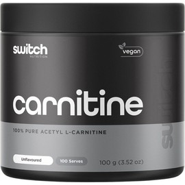 Switch Nutrition Carnitine 100% Pure Acetyl L-Carnitine Unflavoured 100g