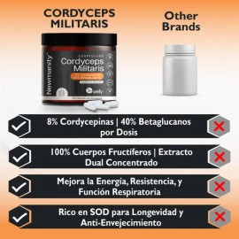 Cordyceps Militaris Newmanity 300 Caps Sabor Sin Sabor