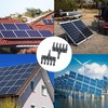 FUSHUI MC4 Connector for Solar Panel Parallel T-shaped MC4 Connector