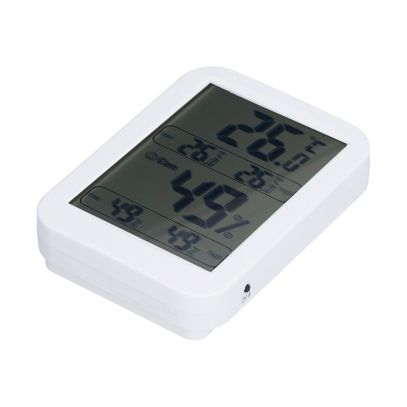 Large Screen Digital Thermo Hygrometer Temperature Humidity Gauge with Memory