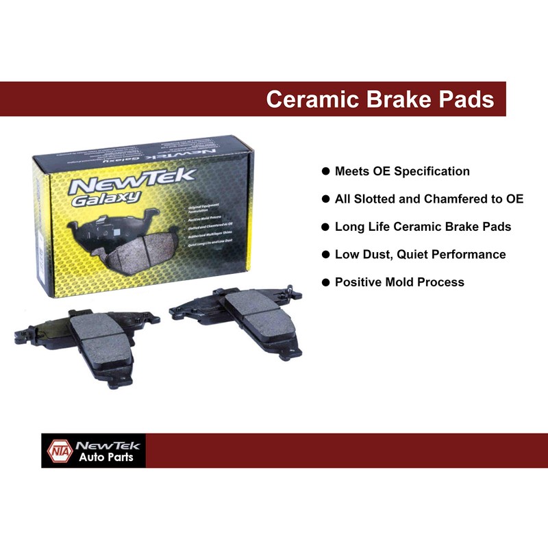 SCD746H Front Ceramic Brake Pads+Hardware