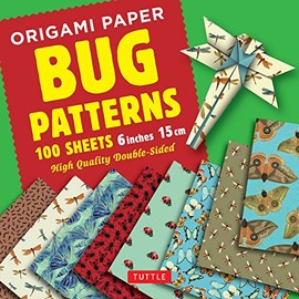 Origami Paper 100 sheets Bug Patterns 6" (15 cm): Tuttle Origami Paper: High-Quality Origami Sheets Printed with 8 Different Designs: Instructions for 8 Projects Included