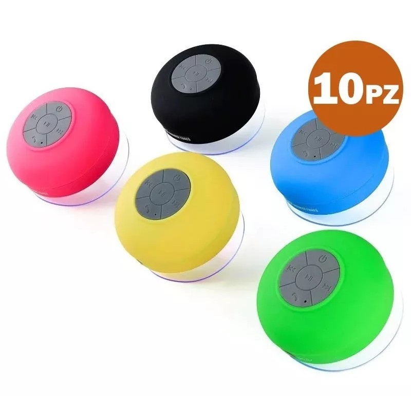 Maíz Bocina Bluetooth Para Baño Contra Agua Mayoreo Pack 10piezas
