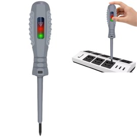 2-In-1 High Torque Strong Magnetic Screwdriver Electricity Detector,Electrical Circuit Tester Pens,Voltage Tester Pen,Electrical Tester Screwdriver,Portable Voltage Tester Screwdriver (Cross-Head, 1)