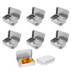 Bansusu 6 Pcs Small Tins With Lids One-piece Storage Iron