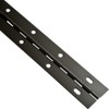 Charcoal Gray, Slotted Piano Hinge, 36" L x 1-1/2" W