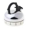 CAUNLA 60 Minute Counting Teapot Shaped Kitchen Cooking Alarm Clock