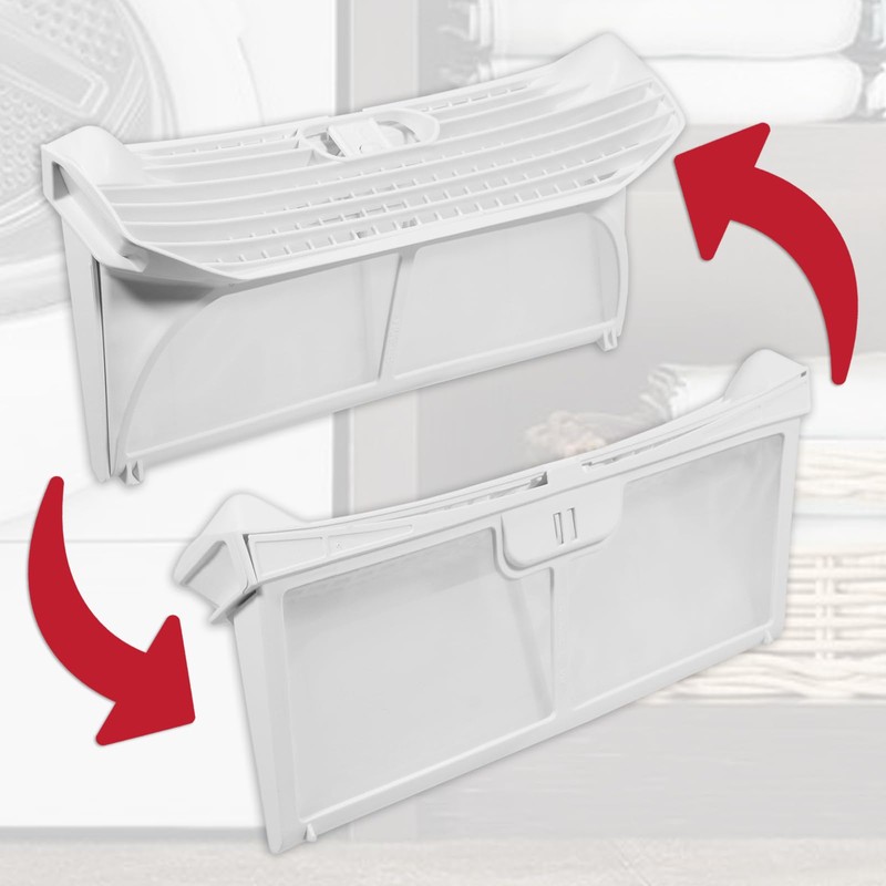 SPARES2GO Lint Fluff Filter Mesh Screen Cage for Ignis ASC