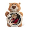 DUSCOKE Rear Facing Baby Car Mirror, Plush Cute Wide View