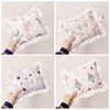 AIMALL 11x13.4 Inch Pure Cotton Lace Small Dog Pillow, Double-Sided