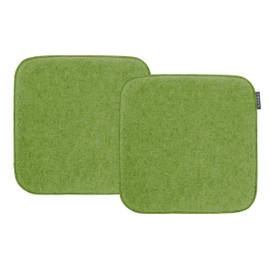 MAGMA Avaro Chair Cushion / Seat Cushion for Indoor and Outdoor Use, Oeko-Tex Seal, Washable up to 30°C, Pack of 1, 35 x 35 cm, Green