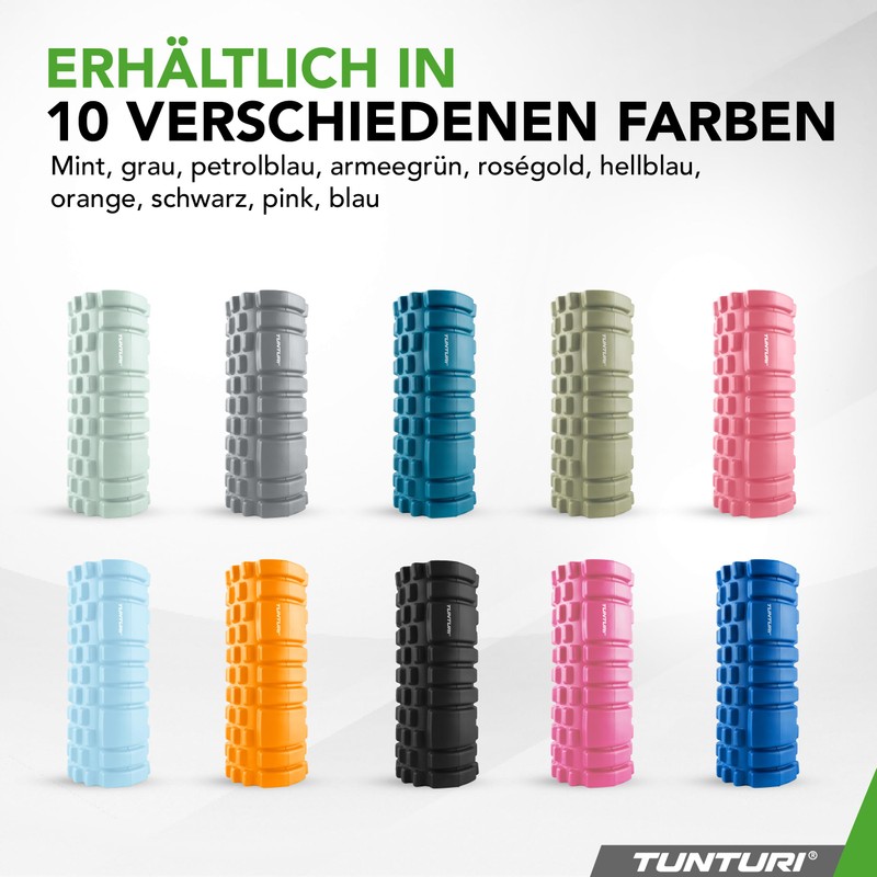 Tunturi Yoga Grid Foam Roller - Back Spine Roller -