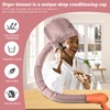 Bonnet Hood Hair Dryer Attachment - Soft, Adjustable Extra Large
