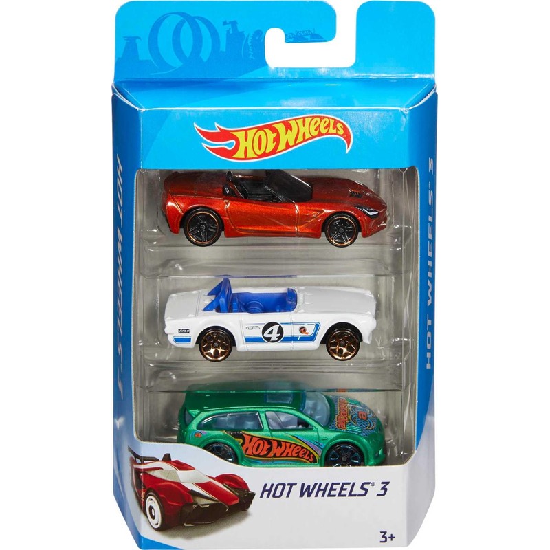 Hot Wheels 3-Pack, [Styles May Vary]