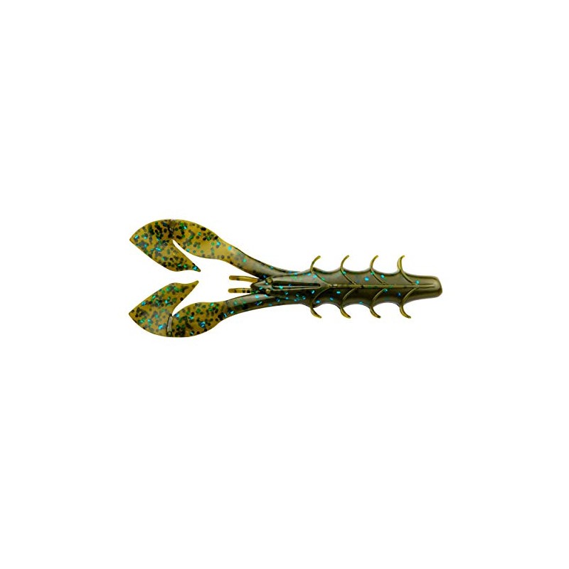 Yum Spine Craw - Green Pumpkin/Blue Flake YSCR3176