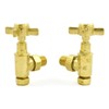Hot Flow | Bayou Cross-Head Traditional Manual Radiator Valves (Pair)