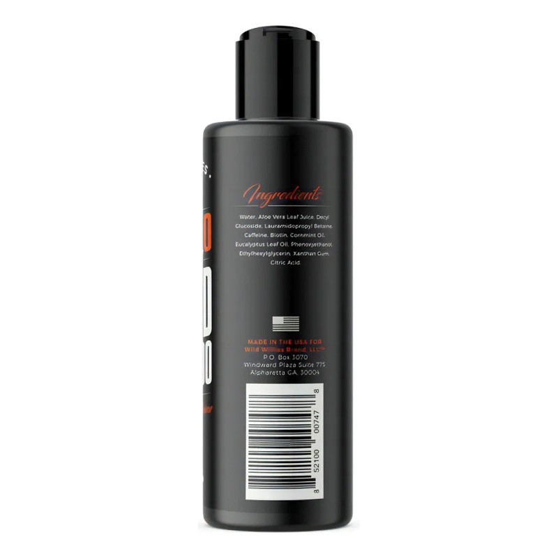 Tratamiento Shampoo Para Barba Y Bigote Wild Willies Menta