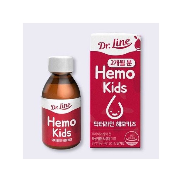 Dr. Line Hemo Kids Strawberry Flavor Infant Iron Supplement 120ml