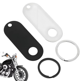 CHENNAN Pack of 2 Stainless Steel Motorcycle Bell Holder Motorcycle Bell Hanger Holder Robust and Wear Resistant Motorcycle Accessories Key Ring Fits Any Bell (Black + Steel Grey)
