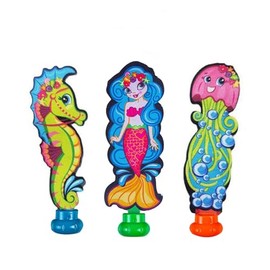 3Pcs Mermaid Hippocampus Squid Diving Toys for Swimming Pool,Sinking Toys Swimming Sinkers for Kids,Swim Pool Sinkers,Bath Water Toy Underwater Training Pool Toys for Kids 7-12 Girls Boys Pool Games
