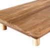 Wooden Chopping Board Serving Board with Feet 36 x 14.5