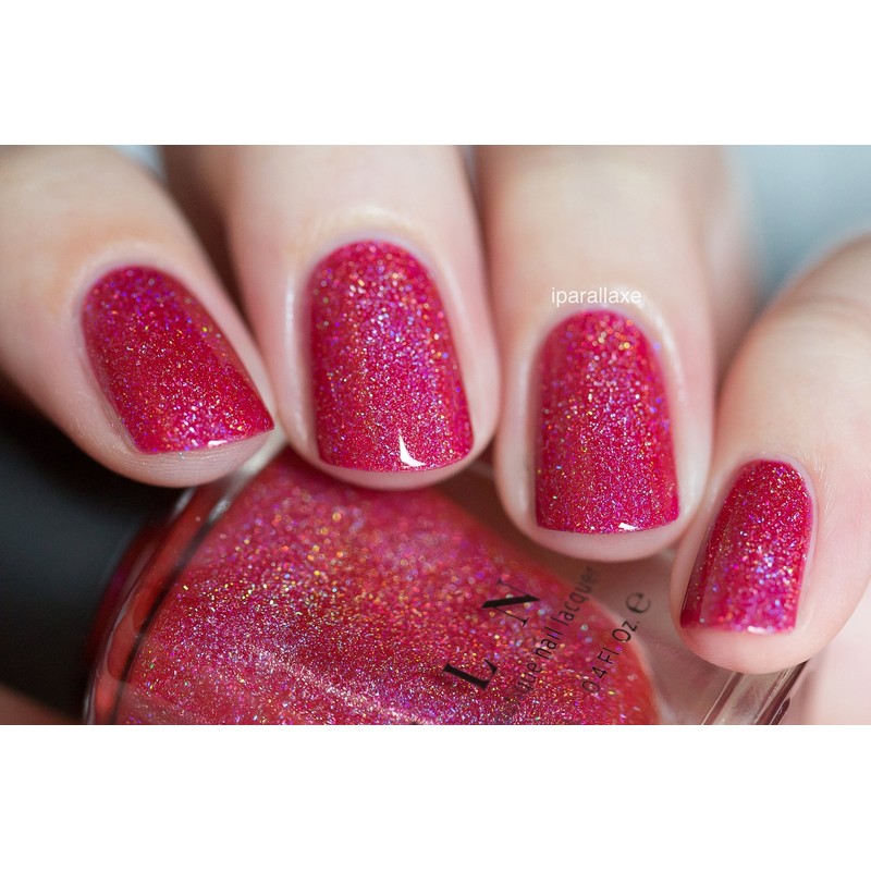 ILNP Closure - Apple Red Holographic Nail Polish