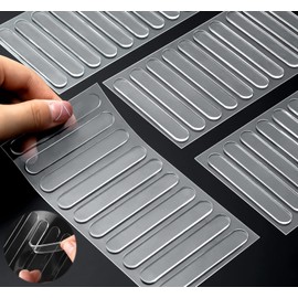 Cabinet Door Bumper, Cabinet Bumpers Clear Self Adhesive Rubber Bumpers Stripes for Cabinets Bumper Pads for Sound Dampening Buffer Pads (120pcs)