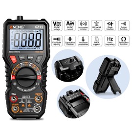 ANENG Multimeter,TRMS 6000 Counts Magnetic Digital Tester with High Resolution Auto Ranging MAX/MIN Voltmeter Measures AC/DC Voltage,Current,Resistance,Capacitance, NCV,Data Hold Amp for Automotive