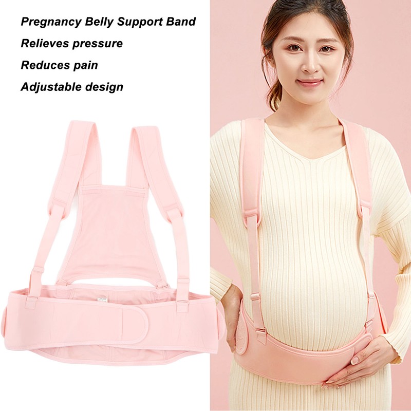 Pregnancy Support Maternity Belt Adjustable Breathable Elastic Waist Back Abdomen