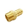Uenede 3PCS Brass Hose Barb Fittings 3/4" NPT Male to