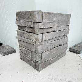 AUTUMN Corner Durable Veneer Molds for Concrete, DIY Veneers, Concrete Mold, Cement Mold, Molds for Veneer Panels, Veneer Stones, Set of 6 Uniquely Designed molds