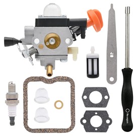 Hypersky HT131 Carburetor for FS131 FS131R HT133 KM131 KM131R FS311 Brushcutter Trimmer Parts Replaces 4180-120-0617 Carb Tool with A-ir Filter Kit