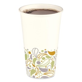 Boardwalk BWKDEER16HCUP 16 oz. Deerfield Printed Paper Hot Cups (50 Cups/Sleeve, 20 Sleeves/Carton)