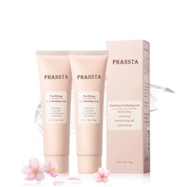 SINYI Gel exfoliante purificante 2PCS，Exfoliante Corporal，Exfoliante Facial Purificante，Limpiador facial exfoliante para todo tipo de piel para eliminar la suciedad y la grasa